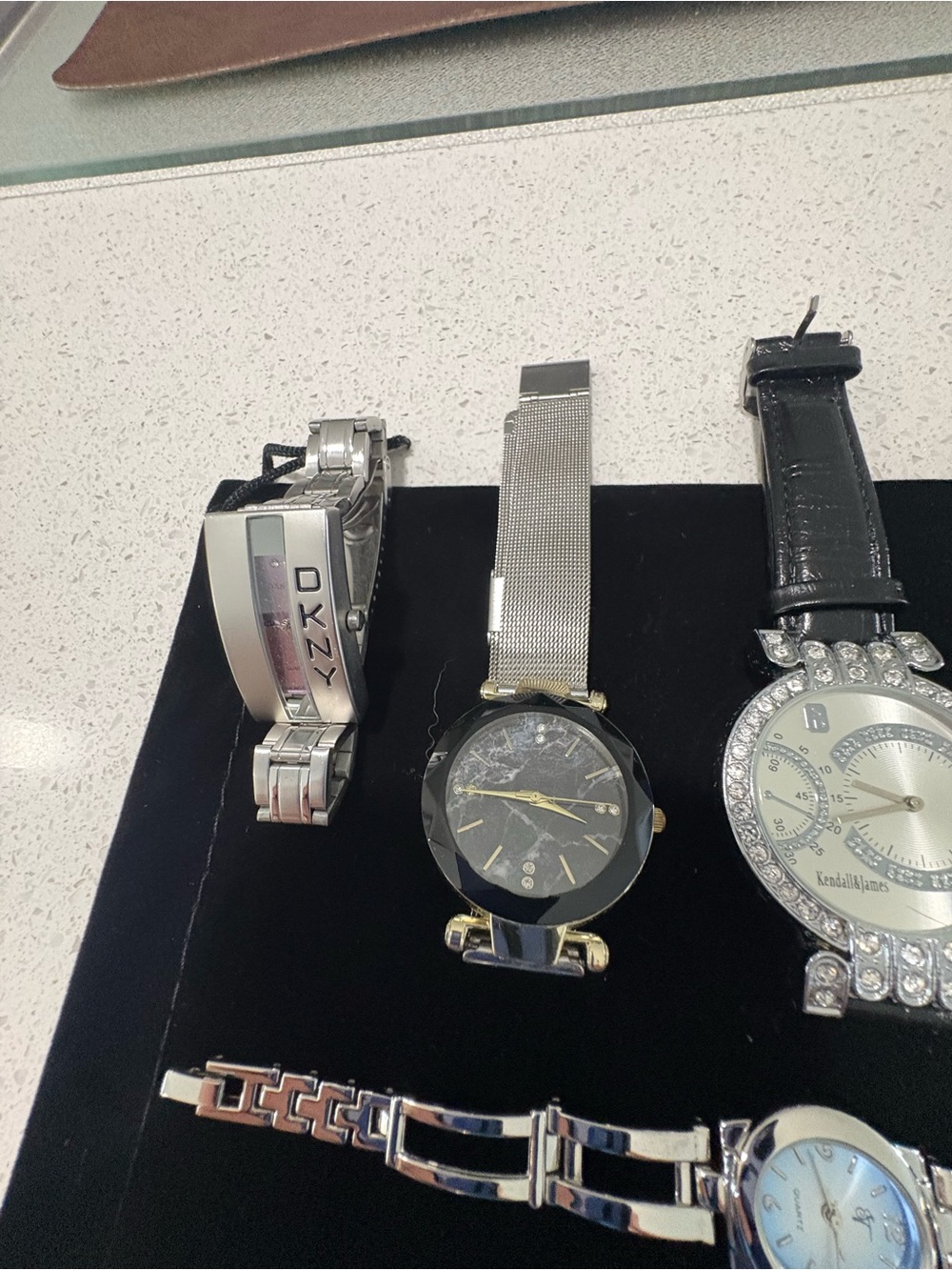 Mixed Lot of Women's Watches with Blue, Pink & Tan Straps - Picture 2 of 16